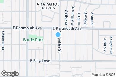 Map image of the property - 3161 S Franklin St