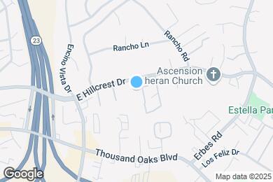 Map image of the property - 1348 E Hillcrest Dr