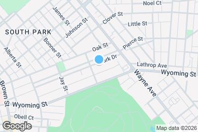 Map image of the property - 320 Park Dr