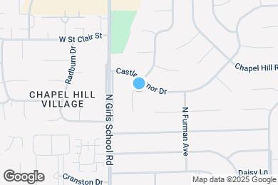 Map image of the property - 523 Chapel Hill W Dr