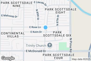 Map image of the property - 8556 E Keim Dr