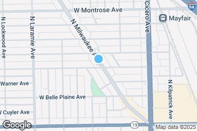 Map image of the property - 4200 N Milwaukee Ave