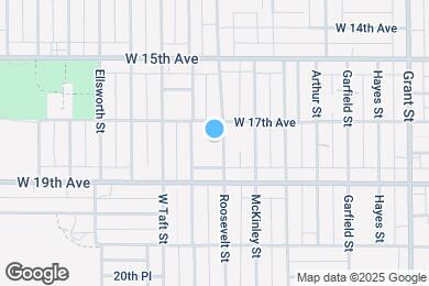 Map image of the property - 1728 Roosevelt St