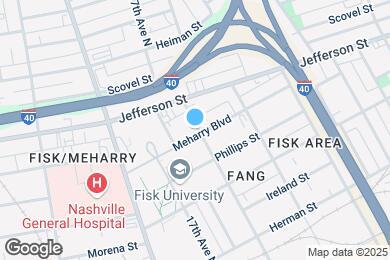 Map image of the property - 1600 Meharry Blvd