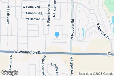 Map image of the property - 4175 W Santa Maria Ln