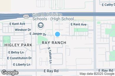 Map image of the property - 3745 E Jasper Dr