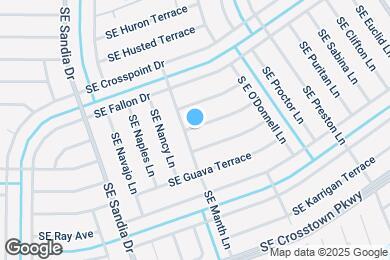 Map image of the property - 406 SE Justine Terrace