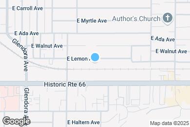 Map image of the property - 572 E Lemon Ave