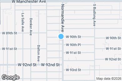 Map image of the property - 9009 South Normandie Avenue