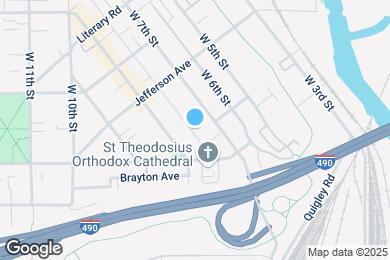 Map image of the property - 2493 Thurman Ave