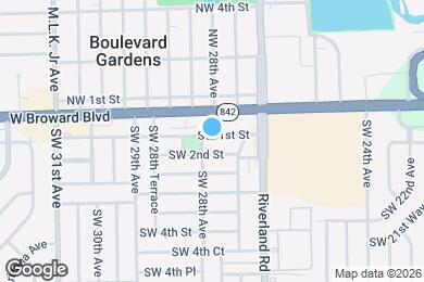 Map image of the property - 2780 SW 1st St