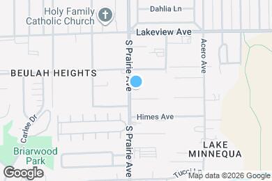 Map image of the property - 2118 S Prairie Ave