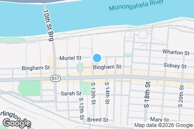 Map image of the property - 1307 Bingham St