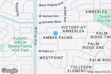 Map image of the property - 8942 W Holly St