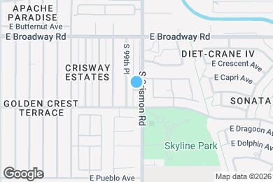 Map image of the property - 526 S Crismon Rd