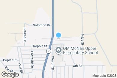 Map image of the property - 105 Harvey Street