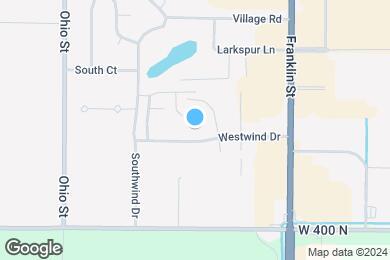 Map image of the property - Village West Apartments of Michigan City