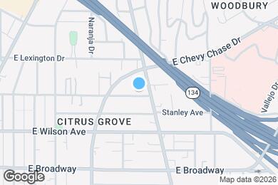 Map image of the property - 1319 E California Ave