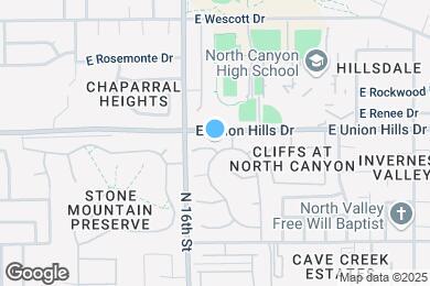 Map image of the property - 1622 E Villa Theresa Dr
