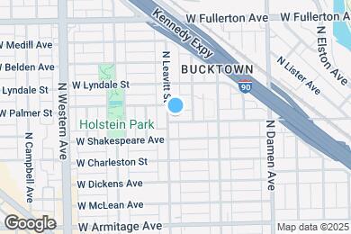 Map image of the property - 2152 W Webster Ave