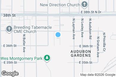 Map image of the property - 3636 N Whittier Pl