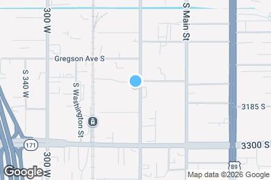 Map image of the property - 3148 S W Temple St