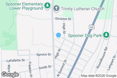 Map image of the property - 413 Poplar St