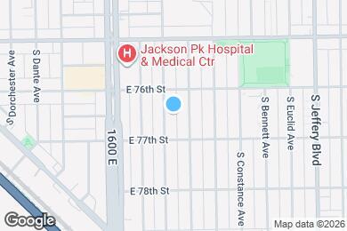 Map image of the property - 7631 S East End Ave