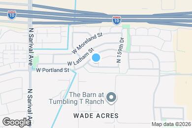 Map image of the property - 16030 W Diamond St