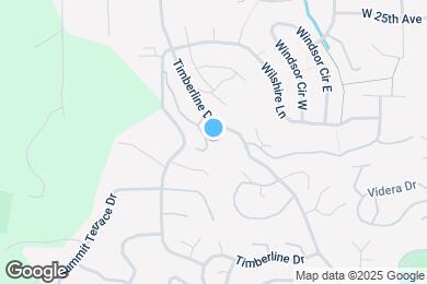 Map image of the property - 2736 Timberline Dr