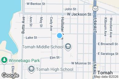 Map image of the property - 513 Hollister Ave