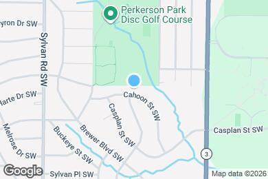 Map image of the property - 1734 Cahoon St SW