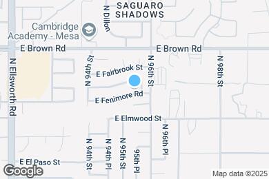 Map image of the property - 9546 E Fenimore Rd