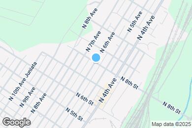 Map image of the property - 730 N 6th Ave