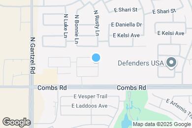 Map image of the property - 640 E Vail Ln