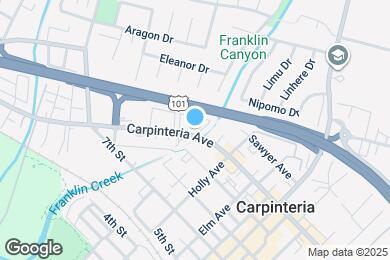Map image of the property - 4692 Carpinteria Ave