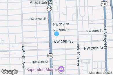 Map image of the property - 1160 NW 29th Ter