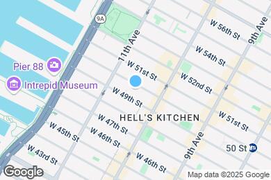 Map image of the property - 350 W 50th St