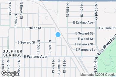 Map image of the property - 1703 E Wood St