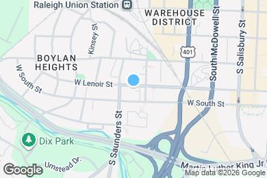 Map image of the property - 515 W Lenoir St