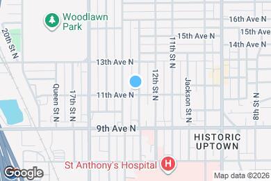 Map image of the property - 1110 13th St N