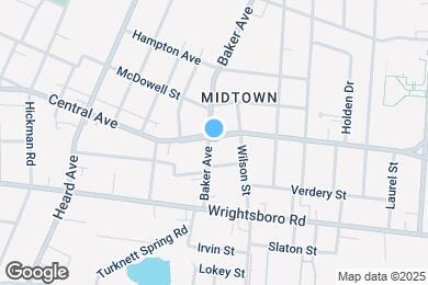 Map image of the property - 1874 Central Ave