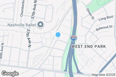 Map image of the property - 414 Acklen Park Dr