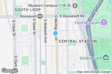 Map image of the property - 1342 S Michigan Ave