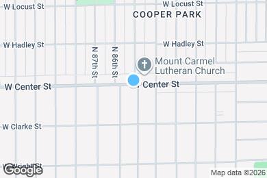 Map image of the property - 8505 W Center St
