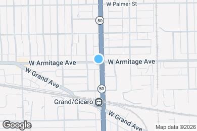 Map image of the property - 4801 W Armitage Ave