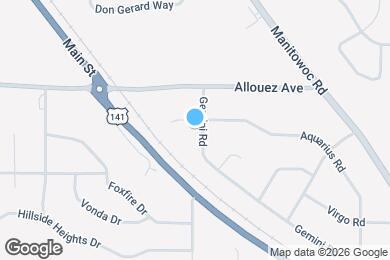 Map image of the property - 2730 Aquarius Rd