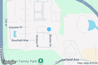 Map image of the property - 2168 Cumulus Dr