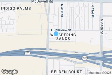 Map image of the property - 4021 E Moreland St