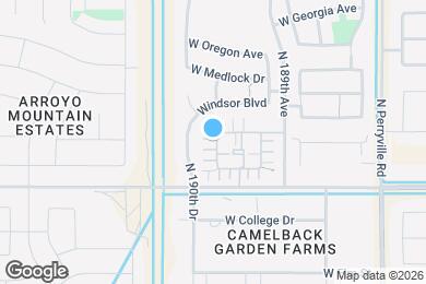 Map image of the property - 5104 N 189th Glen